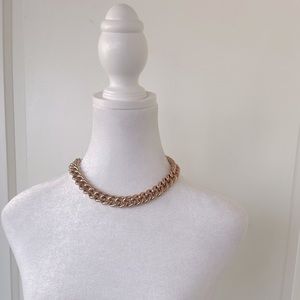 Rose Gold  Plated Chunky Lightweight Necklace